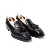 Mto | Saint Crispin's Loafer "Modern B-Tassel" Made Of Black Calf Leather - Entire