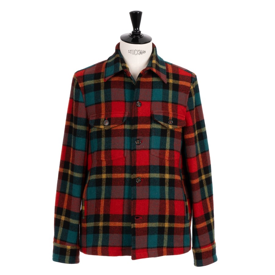 Jackets | Valstar Jacket "Steve Overshirt" In Plaid Wool Flannel