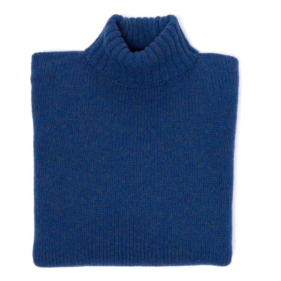 Knitwear | William Lockie Mj Exclusive: Turtleneck Sweater "Alain Rollneck" Made Of 4 Ply Geelon