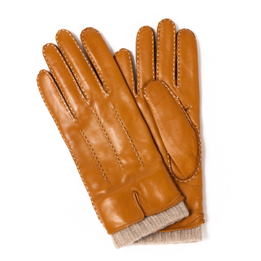 Gloves | Thomas Riemer Wien Glove "Innsbruck" Made Of Goatskin With Cashmere Lining - Hand Sewn