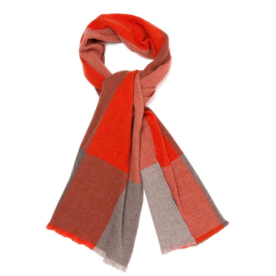 Scarfs | Fedeli Exclusively For Michael Jondral: "Open Spina" Scarf Made From Pure Sco