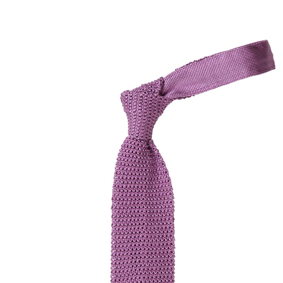 Ties | Petronius Exclusively For Michael Jondral: Petronius Knit Tie "Unita" Made Of Pu