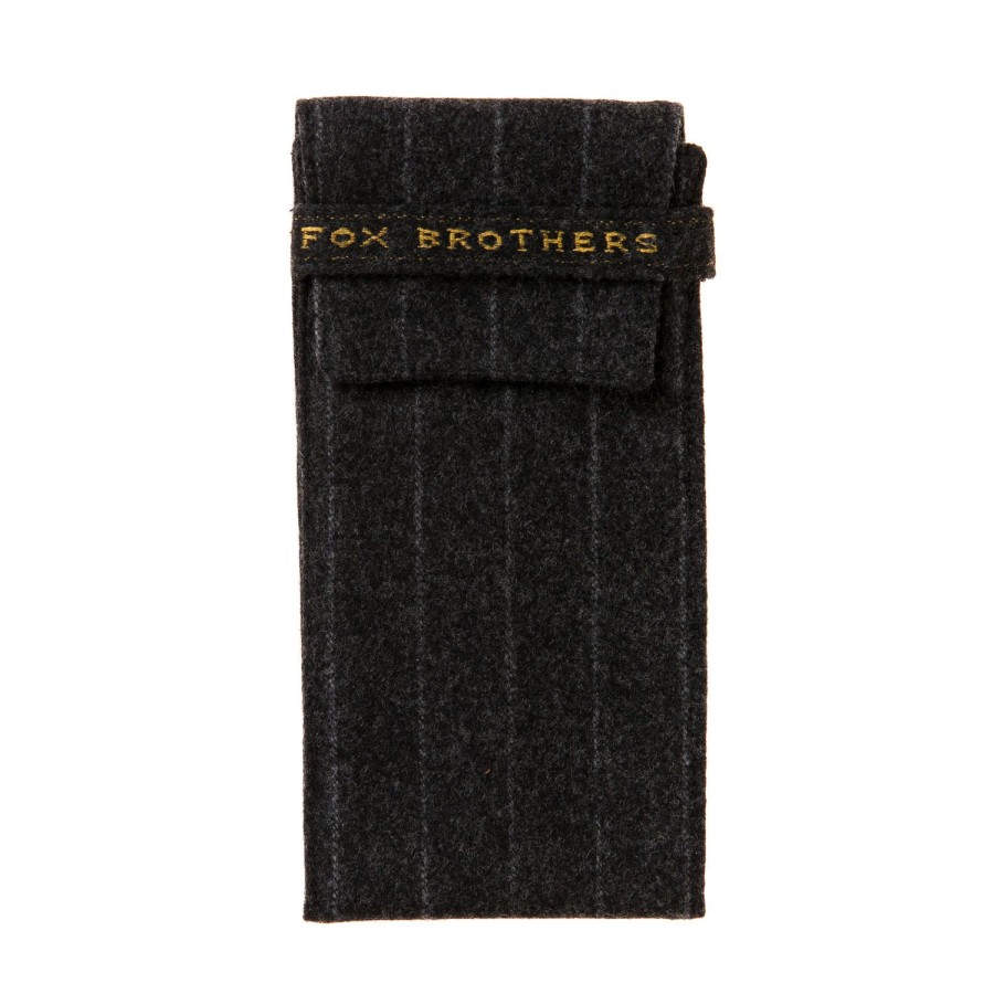 Sunglasses | Fox Brothers Fox Brothers X Mj: Spectacle Case "Fox Soft Case" Made Of Pure Wool