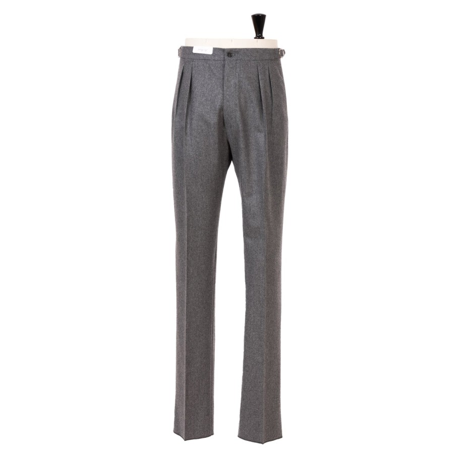 Trousers | De Petrillo Pants "Lo Stile Di Toto" In Pure Wool From Drago - Handmade